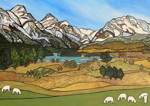 Humboldt Mountains Art Print