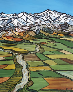 Pristine Peaks and Patchwork Paddocks