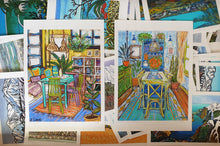 Load image into Gallery viewer, The Blue Dining Room Art Print
