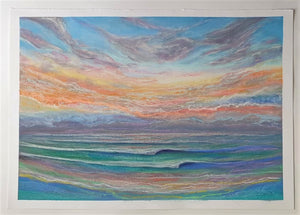Pastel Sky and Seascape