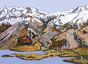 Alpine Lake Limited Edition Art Print