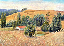 Load image into Gallery viewer, Down By The Woolshed Art Print