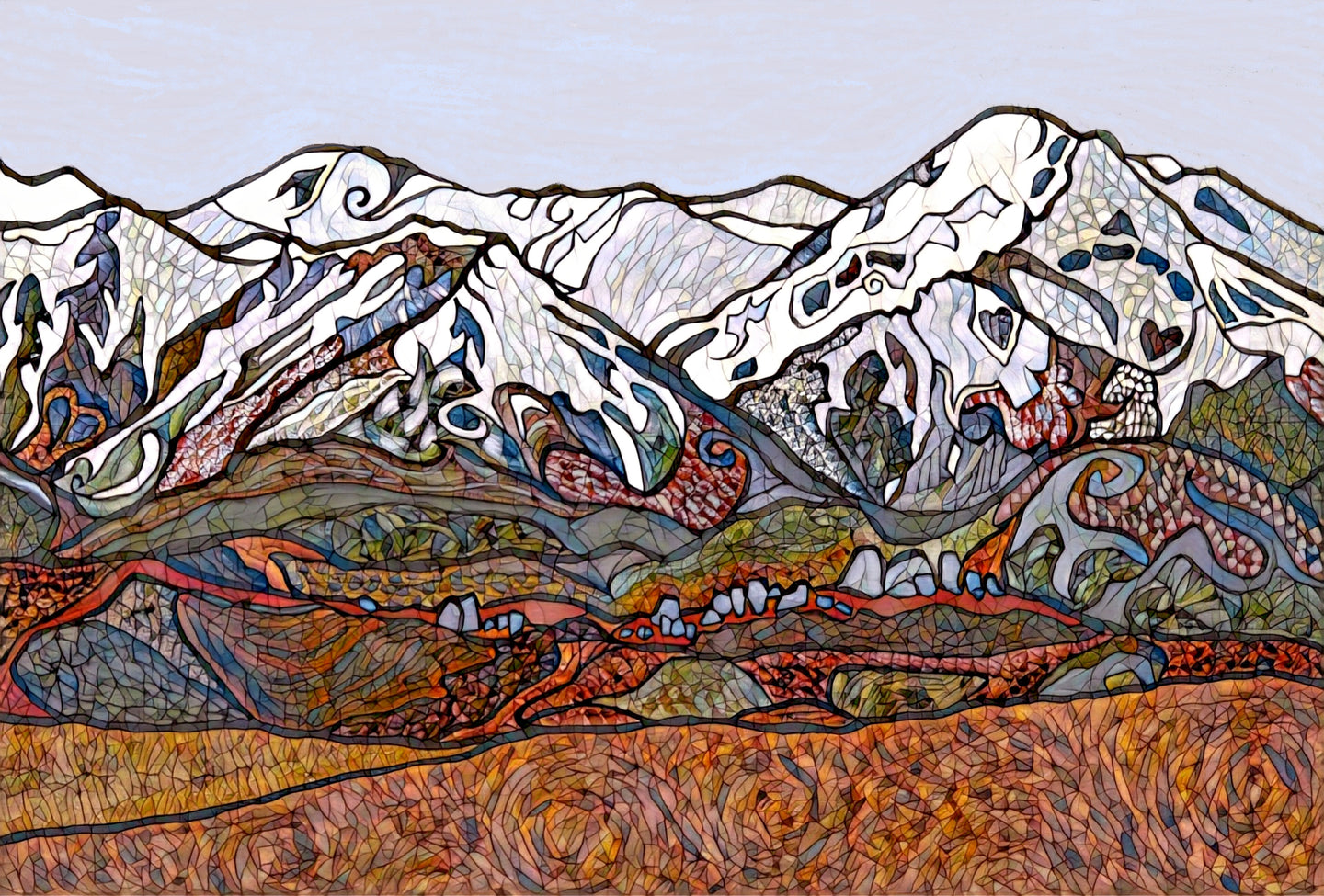 Into The Mountains Limited Edition Art Print