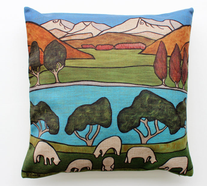 Green Pastures Cushion Cover